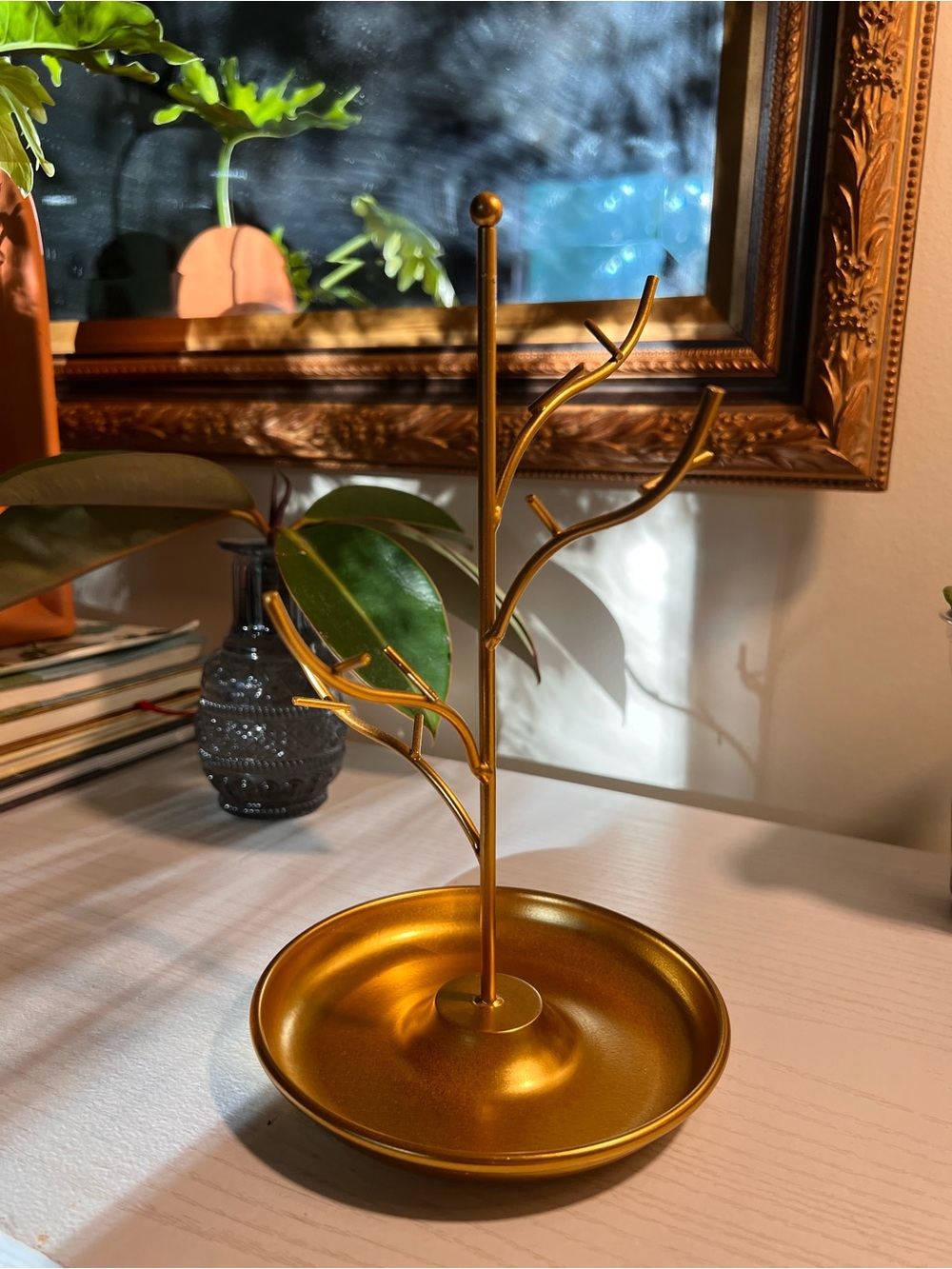 Gold Tree Jewelry Stand